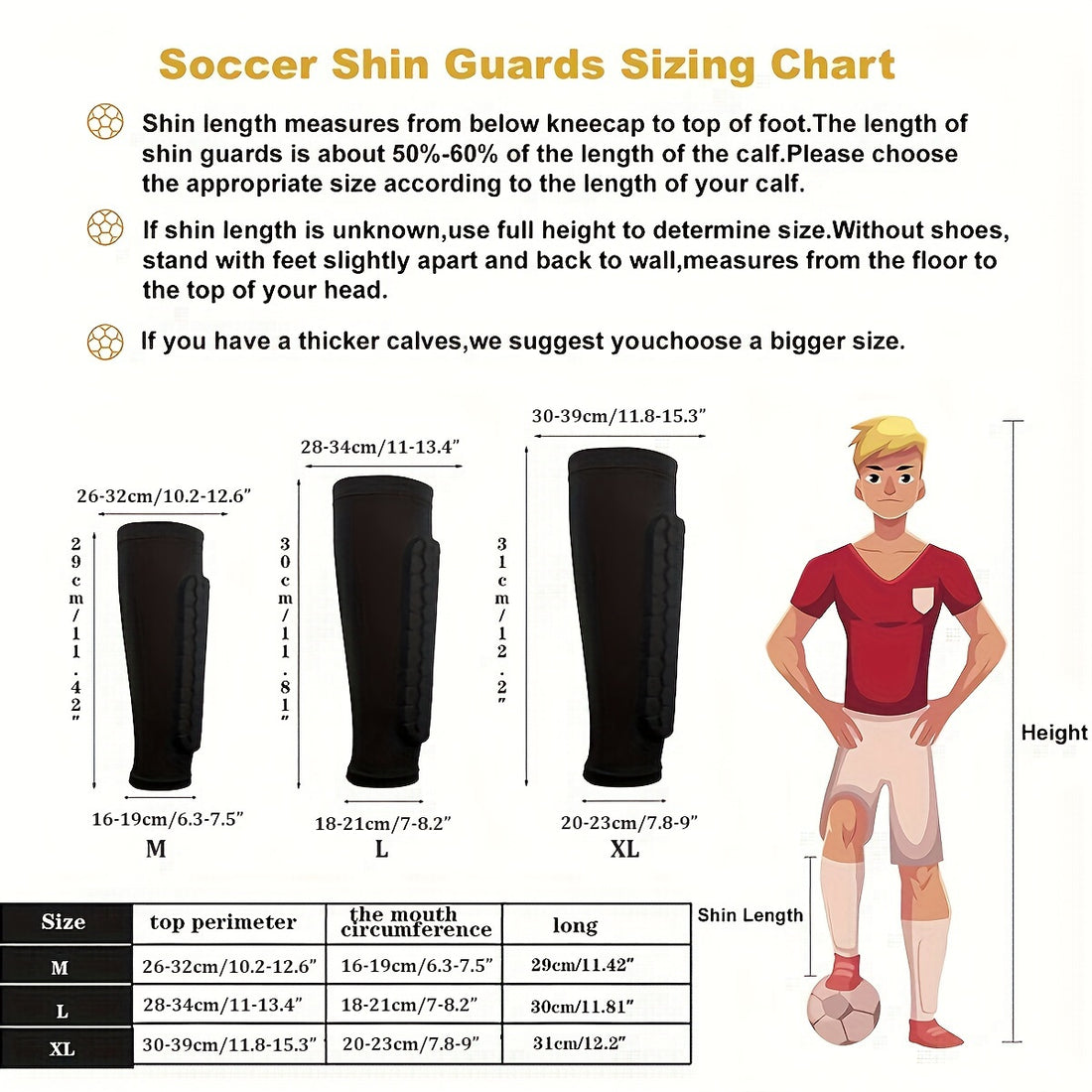 Order A Size Up, 1pc New Soccer Shin Guard Shin Pad For Youth Adult, Calf Compression Sleeve With Honeycomb Pad, Support Protector For Shin Splint Baseball Boxing Kickboxing MTB, Lightweight