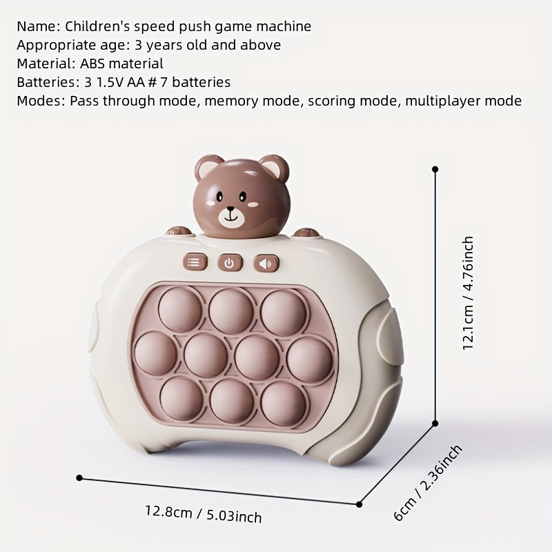 Rodent Control Pioneer, Pressing Music Game Machine, Children's Toys, Whack-a-mole Game Machine, Quick Push Puzzle Early Education Toys Halloween Thanksgiving Christmas Gifts