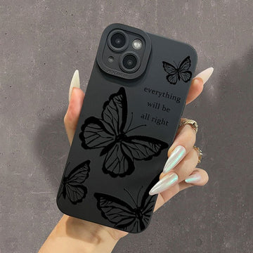 Butterfly Printed Phone Case For IPhone14/14Plus/14Pro/14Pro Max, IPhone13/13Mini/13Pro/13Pro Max, IPhone12/12Mini/12Pro/12Pro Max, IPhone11/11Pro/11Pro Max, IPhoneX/XS/XS Max, IPhone 8/8Plus/7/7Plus