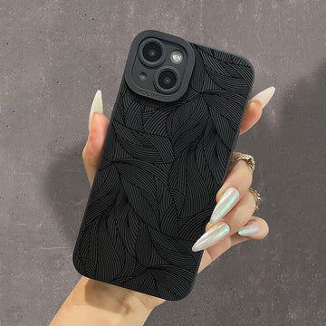 Art Flowers Black Style Graphic Phone Case For IPhone14/14Plus/14Pro/14Pro Max/13/13Mini/13Pro/13Pro Max/12/12Mini/12Pro/12Pro Max/11/11Pro/11Pro Max/X/XS/XS Max/8/8Plus/7/7Plus