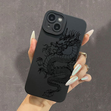 Dragon Printed Phone Case For IPhone14/14Plus/14Pro/14Pro Max,iPhone13/13Mini/13Pro/13Pro Max,iPhone12/12Mini/12Pro/12Pro Max,iPhone11/11Pro/11Pro Max,iPhoneX/XR/XS/XS Max,iPhone 8/8Plus/7/7Plus,iphone SE Gift For Birthday/Easter