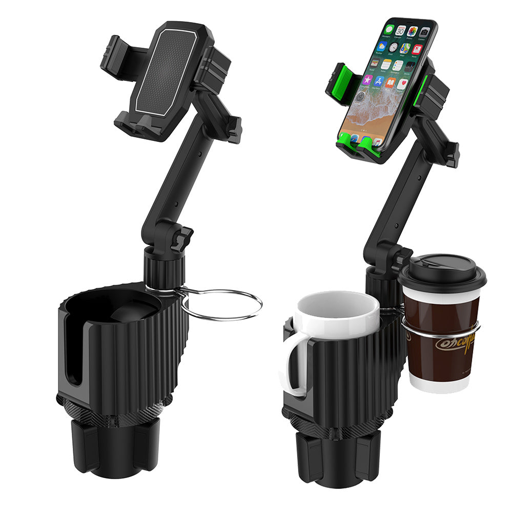 Car Cup Holder Organizer: Drink, Phone & Auto Styling Accessories in One!