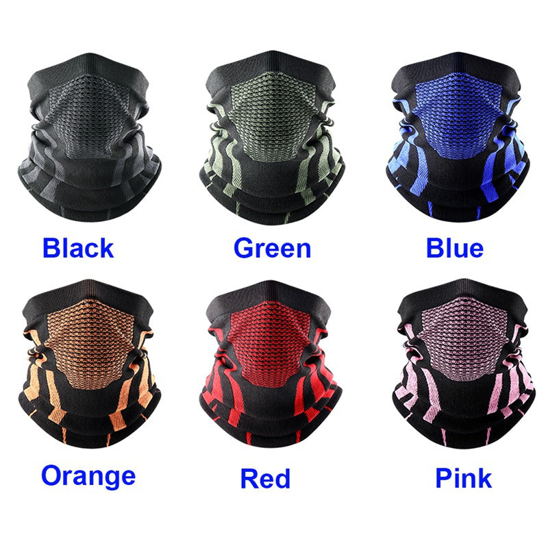 6 Colors Available  Winter Thermal Face Bandana Mask Cover Neck Warmer Gaiter Bicycle Cycling Ski Tube Scarf Hiking Breathable Masks For Women & Men