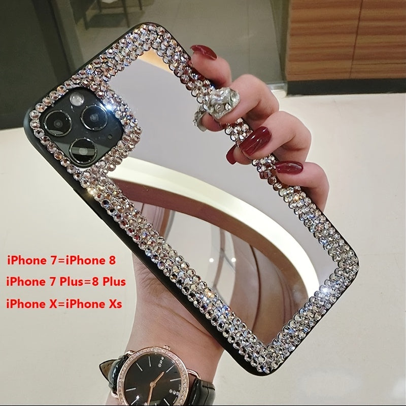 Glitter Rhinestone Phone Case For IPhone14/14Plus/14Pro/14Pro Max,iPhone13/13Mini/13Pro/13Pro Max,iPhone12/12Mini/12Pro/12Pro Max,iPhone11/11Pro/11Pro Max,iPhoneX/XR/XS/XS Max,iPhone 8/8Plus/7/7Plus Easter Valentine's Day Gift