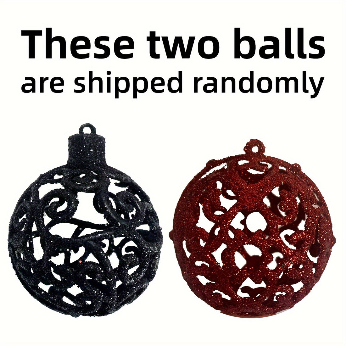 100Pcs Christmas Ball Ornaments, Shatterproof Christmas Ornaments Set With Hand-held Gift Package For Xmas Tree(Red/ Golden/ Silvery/ Black /Brown /Black Golden /red White /pink)