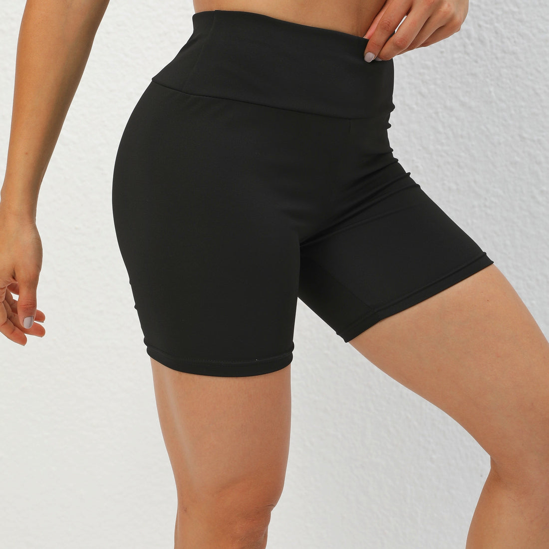 Women's High Waist Sports Shorts, Medium Stretch Workout Fitness Yoga Shorts