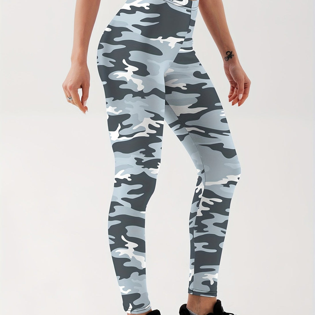 High Waist Camo Leggings for Women - Perfect for Fitness and Running, Slimming and Comfortable Activewear