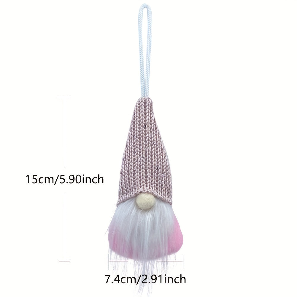 1pc Christmas Faceless Old Man Small Hanging Doll, 14.99 * 7.37cm Christmas Tree Decoration Pendant, Christmas Home Gathering Scene Decoration,Christmas Ball Hat Faceless Doll Pendant Creative Old Man Dwarf Rudolph Doll