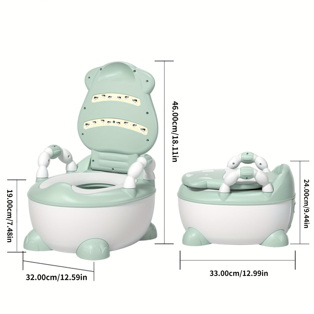 1pc Baby Toilet Seat, Children's Bedpan, Baby Toilet Training Toilet Stool, Large Urinal Toilet Seat