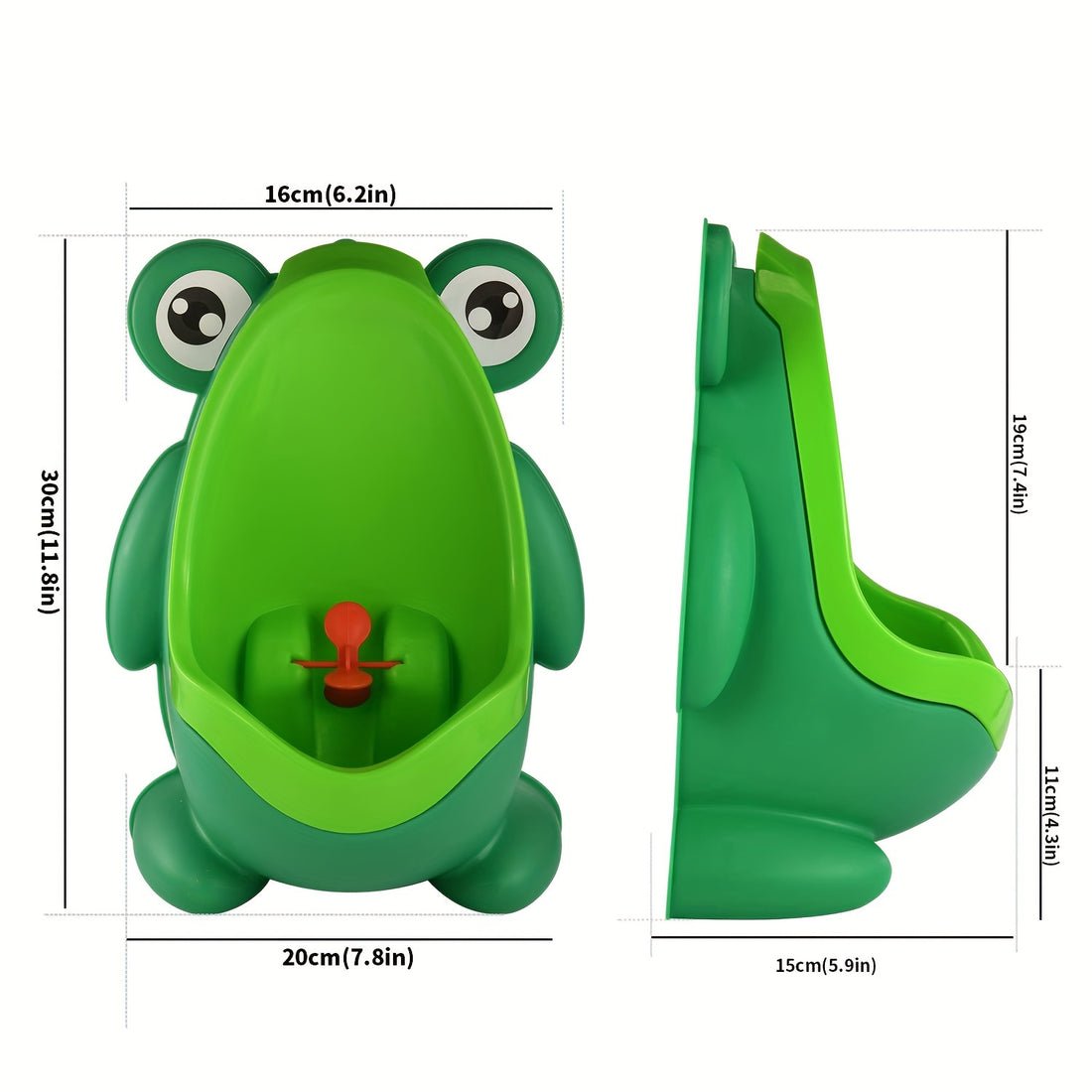 Cute Frog Children's Standing Urinal For Toilet Training, Wall-mounted Urinal For Toddlers