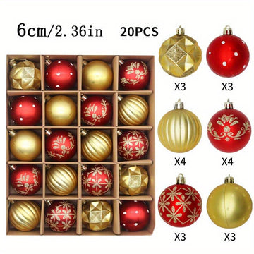 1 Set Christmas Ball Classic Gift Box, Christmas Balls, Christmas Ornaments, Christmas Tree Decor, Christmas Decor, Xmas Decor, Christmas Tree Ornament Decor, Christmas Decorations 2023, Christmas Decorations, Christmas Decorations For Home