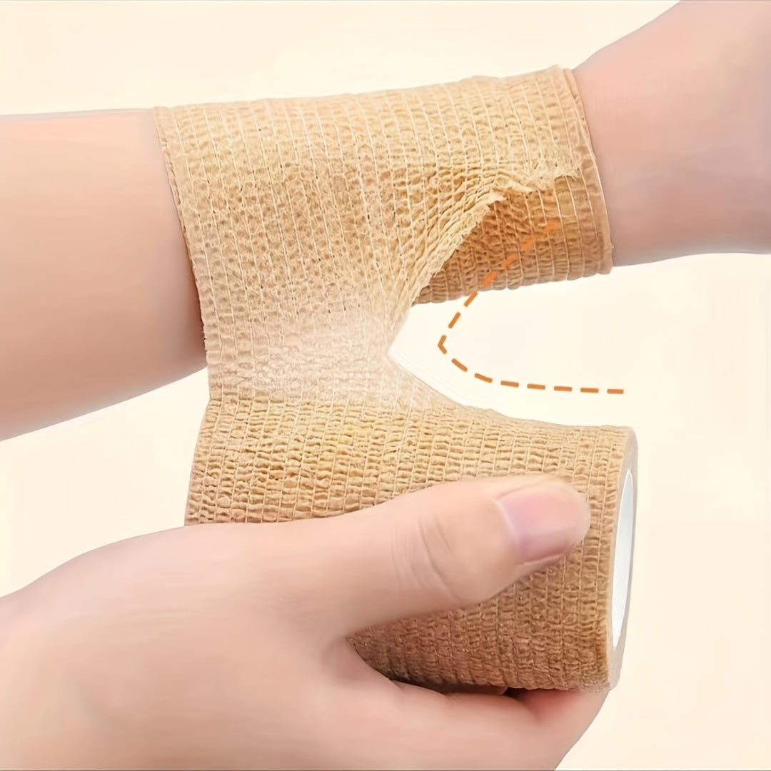 Portable Elastic Self-adhesive Bandage, Multi-color Breathable Sports Non-woven Finger Strap, Wrist, Ankle, Elbow, Shoulder First Aid