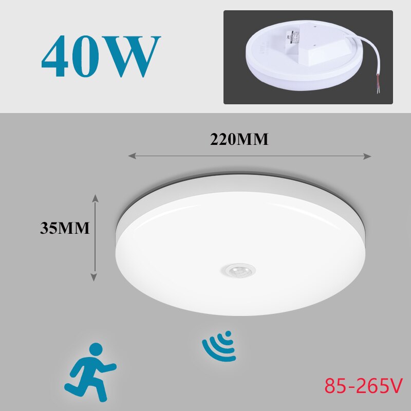 LED Ceiling Lamp PIR Motion Sensor