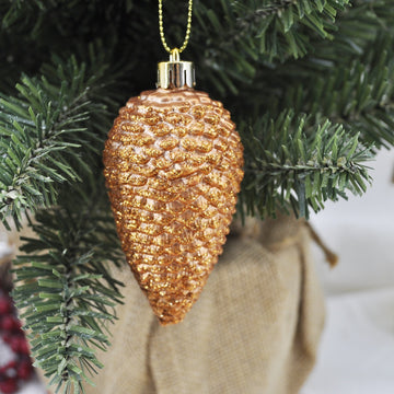 12pcs Christmas Pine Cone Decoration Set, Shatterproof, Holiday Decoration Christmas Tree, Classic Christmas Decoration,Christmas Tree Decorations, Merry Christmas, Christmas Decorations, Christmas Ornaments,Home Wedding Decorations