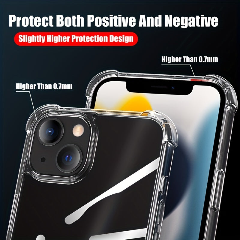 Clear Shockproof Phone Case For IPhone 14 13 11 Pro Max XS Max X XR 8 7 6 6S Plus 12 Mini