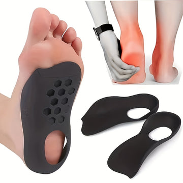 1 Pair Orthotic Insoles For Flat Feet, O-Shaped Legs, Unisex Arch Support Shoe Inserts