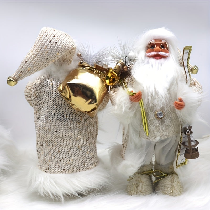 1pc Santa Claus Decoration, Bible New Creative Christmas Decoration, High Quality And Exquisite Work, Christmas Decoration, Hot Doll Christmas Gift,30.0cm  Large Crafts Decoration