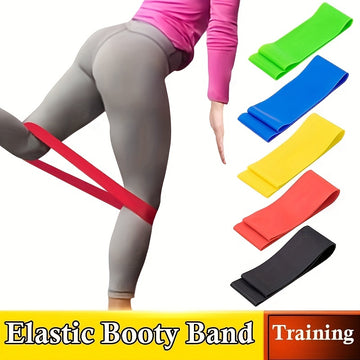 1/5pcs Premium Elastic Resistance Bands for Yoga, Pilates, and Home Workouts - Strengthen and Tone Your Body with Ease