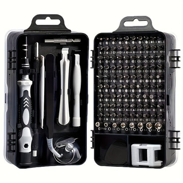 115pcs Car Precision Screwdriver Repair Tool Kit - Multi-function Electronic Screwdriver Set For Watch, Mobile Phone Disassembly & Repair